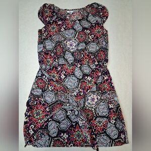 Floral Patterned Kids Dress